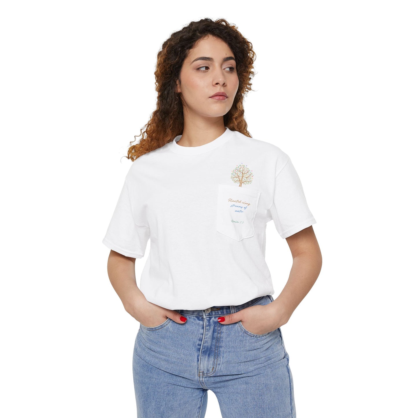 Planted Along Streams of Water- Pocket Tee