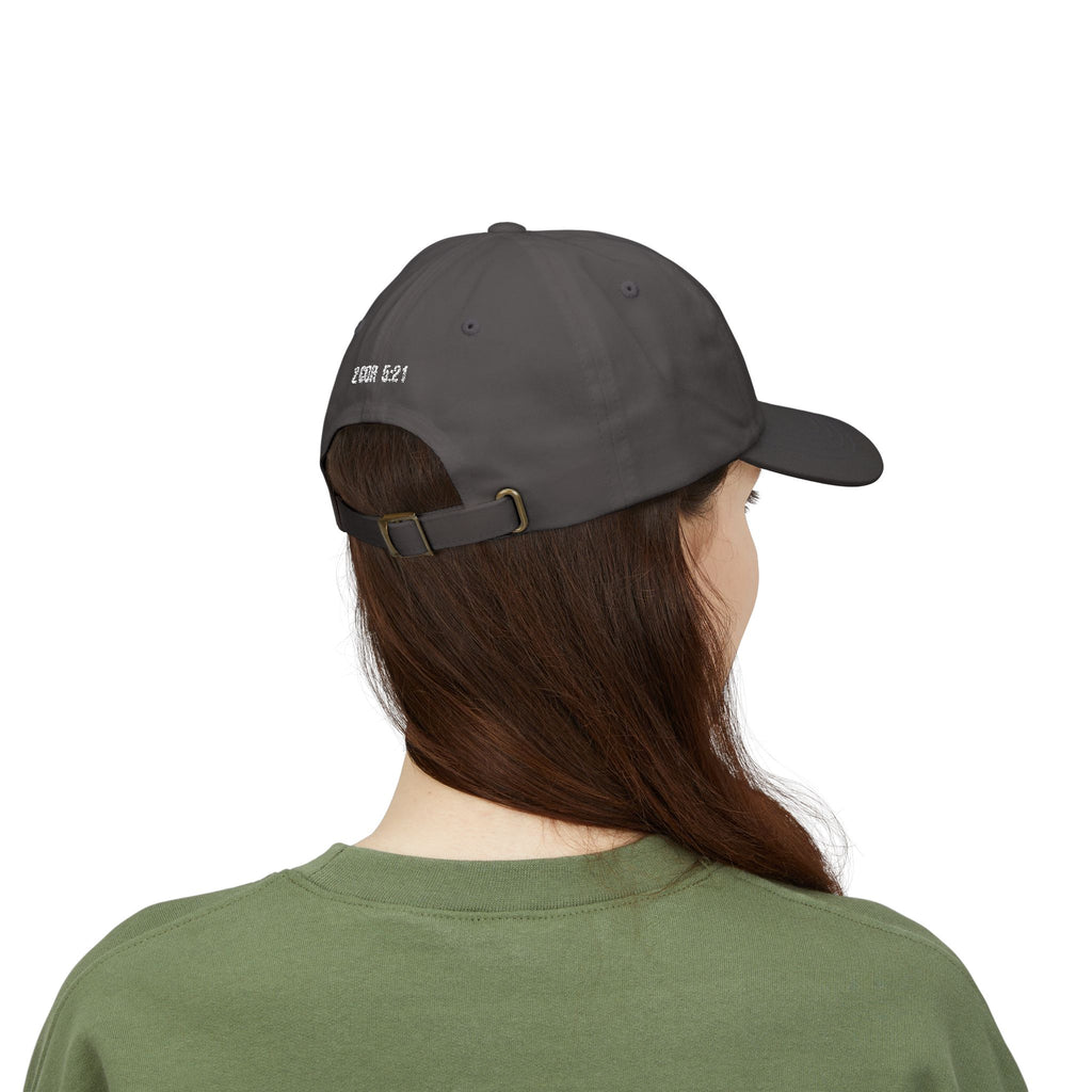 100% Redeemed Dad Cap — Embroidered Faith Baseball Hat (2 Cor 5:21)