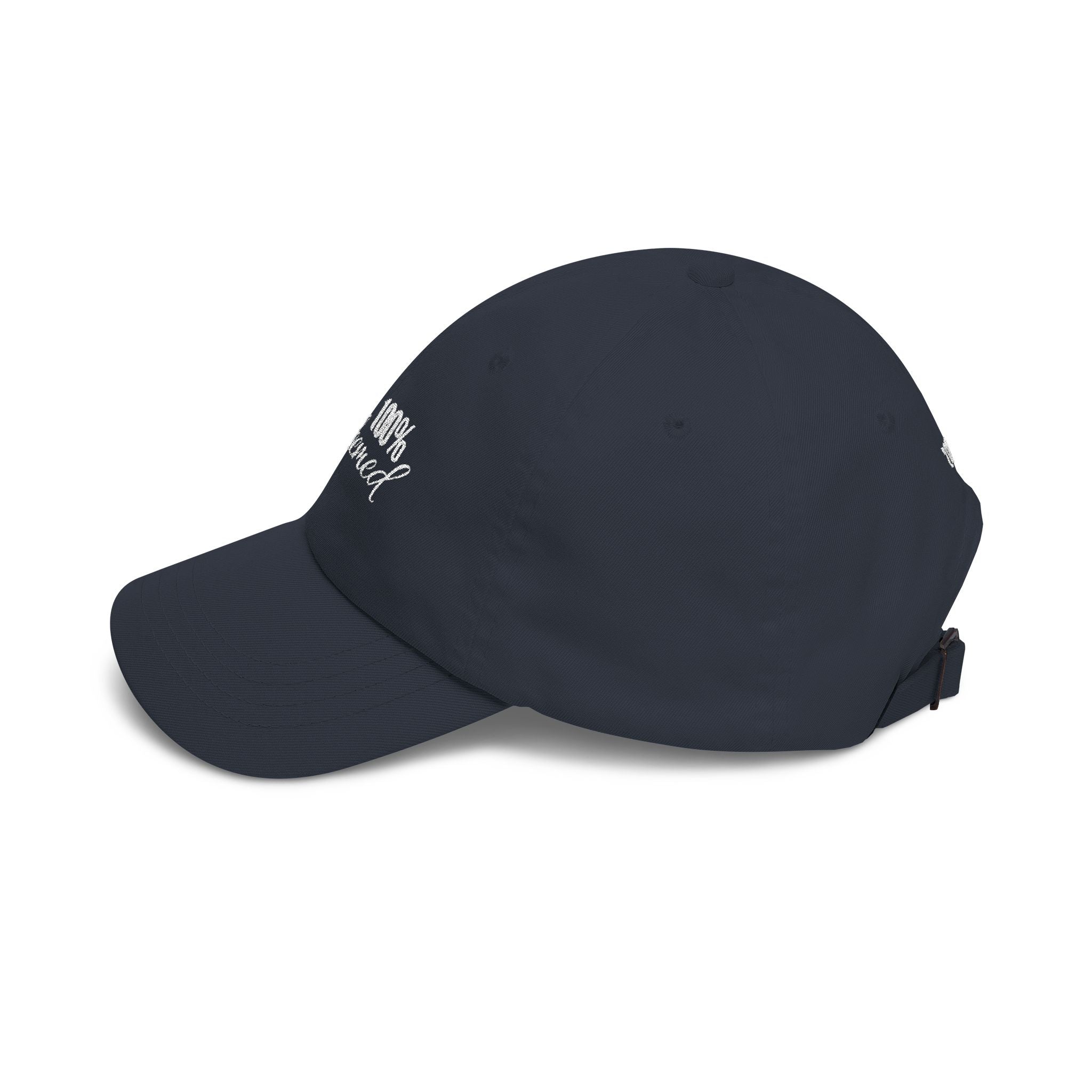 100% Redeemed Dad Cap — Embroidered Faith Baseball Hat (2 Cor 5:21)