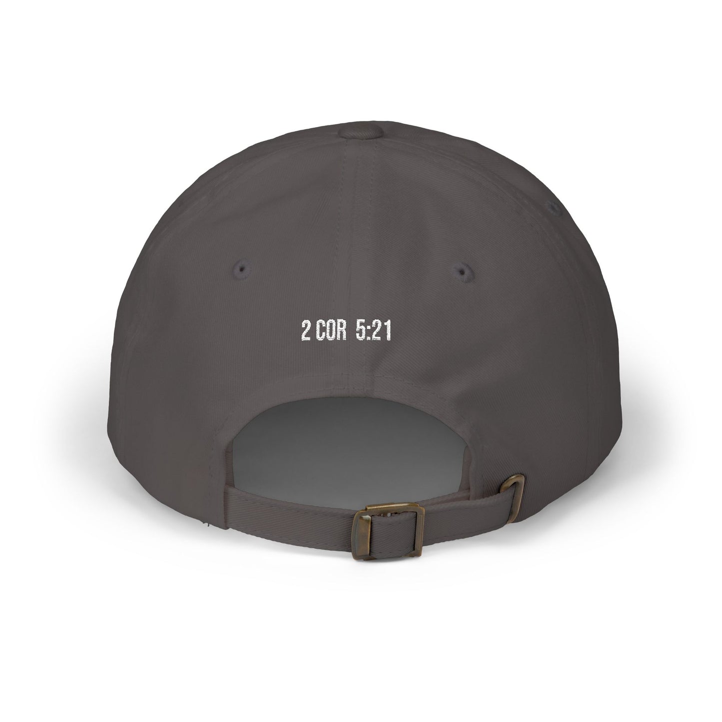 100% Redeemed Dad Cap — Embroidered Faith Baseball Hat (2 Cor 5:21)
