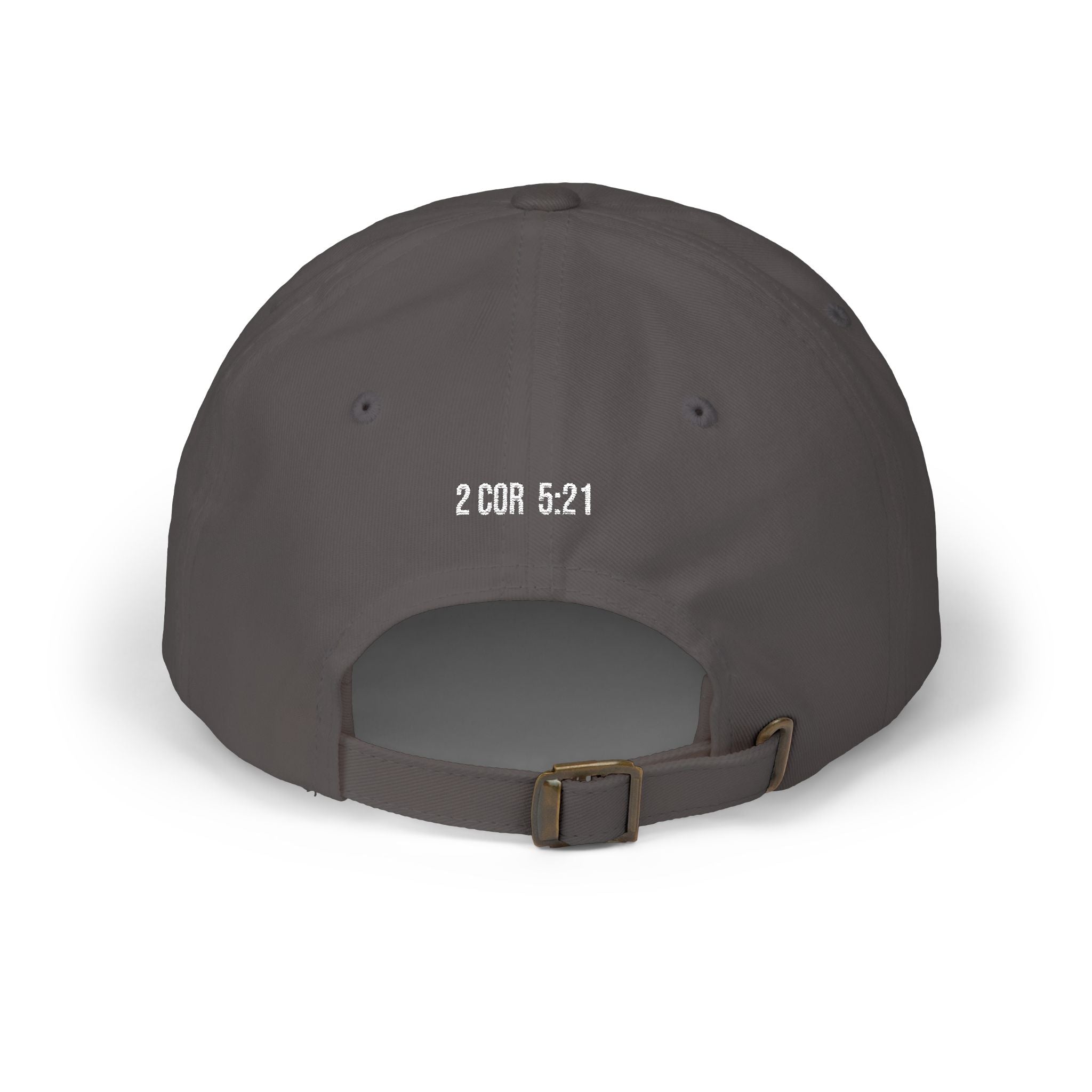 100% Redeemed Dad Cap — Embroidered Faith Baseball Hat (2 Cor 5:21)