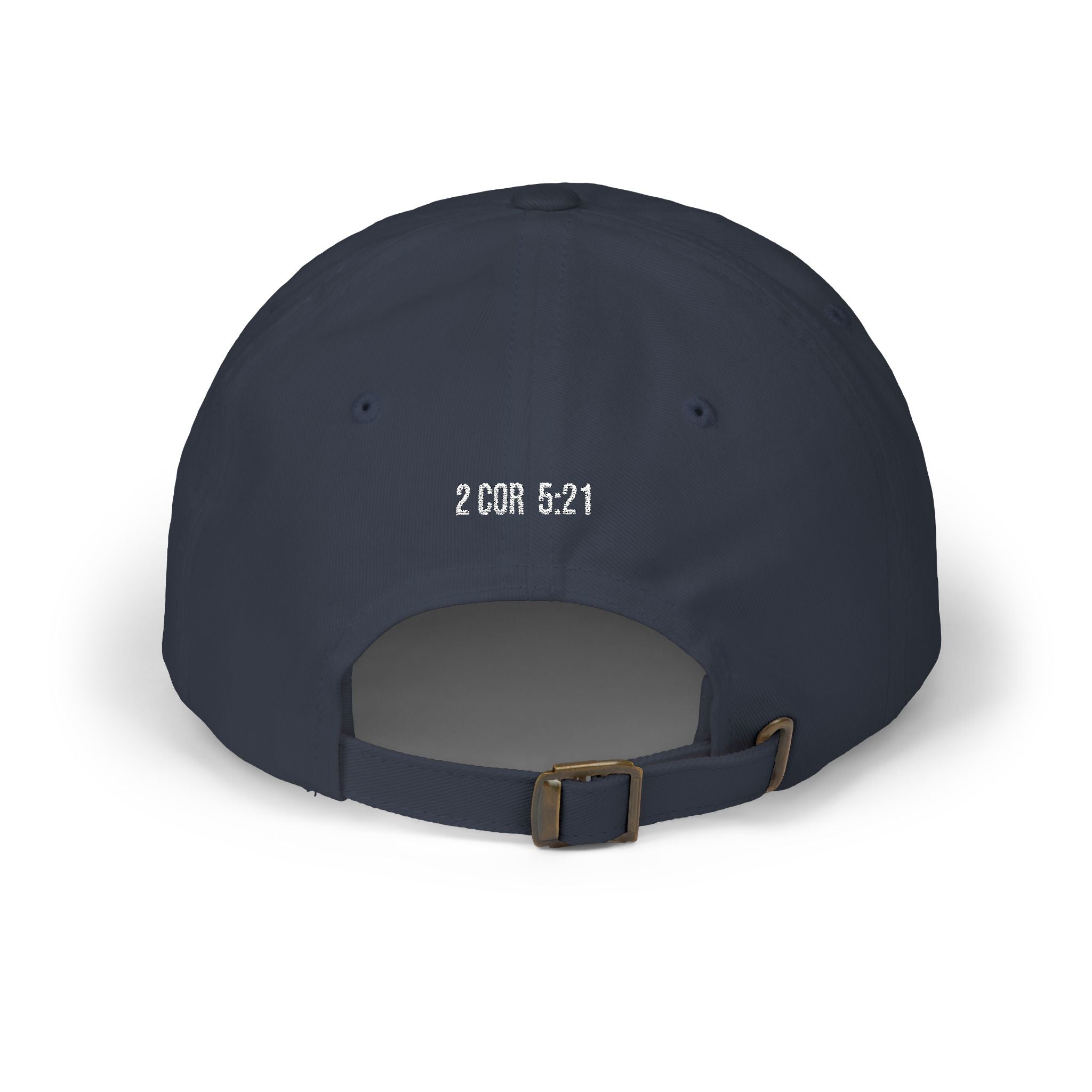 100% Redeemed Dad Cap — Embroidered Faith Baseball Hat (2 Cor 5:21)