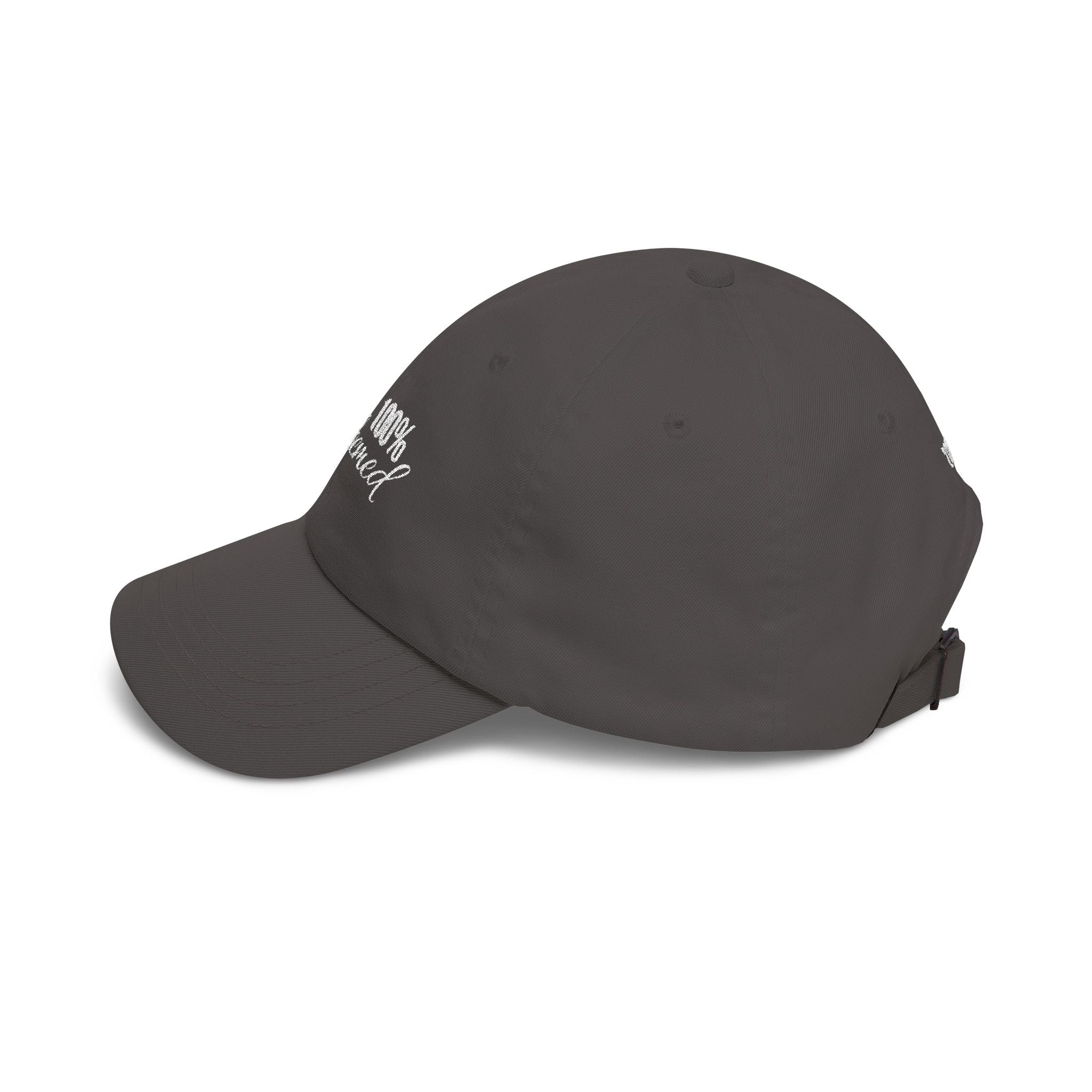 100% Redeemed Dad Cap — Embroidered Faith Baseball Hat (2 Cor 5:21)