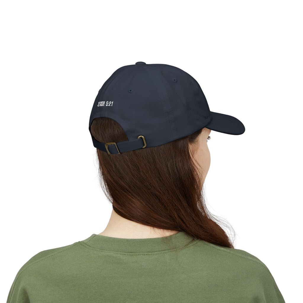 100% Redeemed Dad Cap — Embroidered Faith Baseball Hat (2 Cor 5:21)