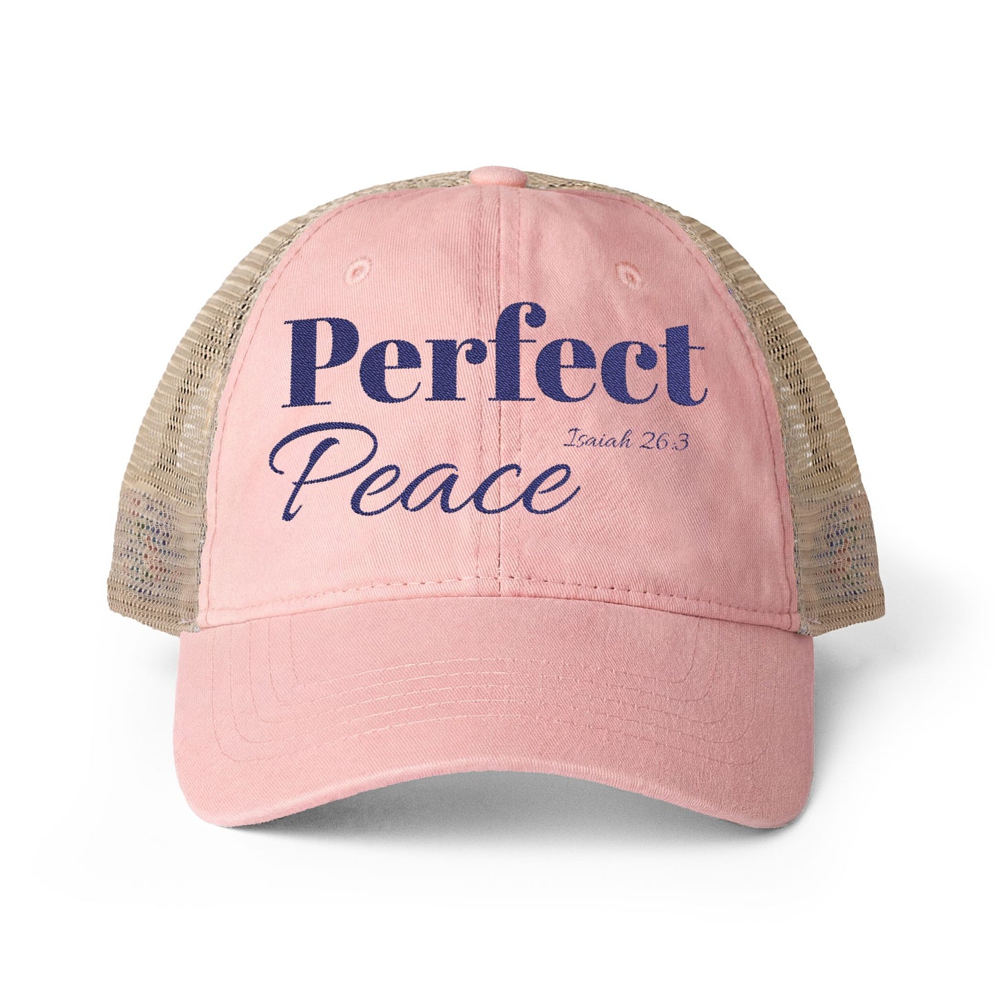 Perfet Peace- Women's Washed Mesh-Back Cap