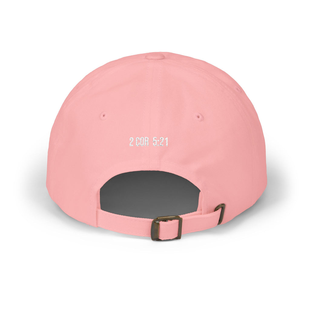 100% Redeemed Dad Cap — Embroidered Faith Baseball Hat (2 Cor 5:21)